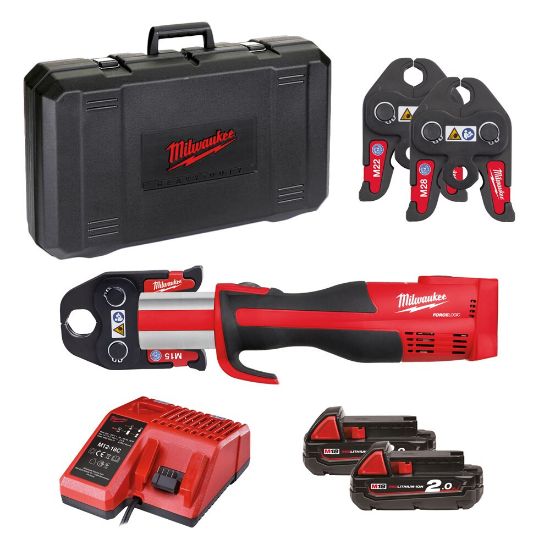 Afbeeldingen van Milwaukee M18 persgereedschap brushless BLHPT-202CM SET
