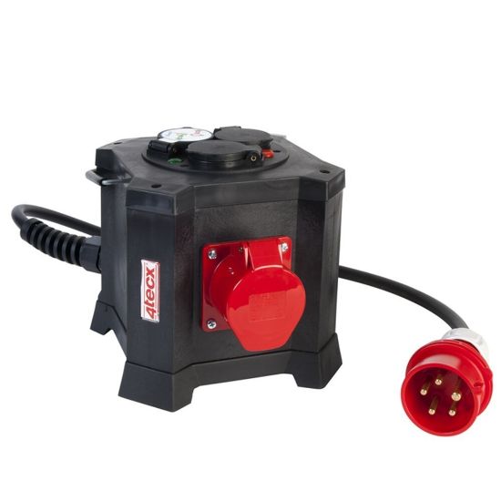 Afbeeldingen van 4tecx verdeelkast KVM3020 16A/5P        uit:3x230v 2x16A/5P