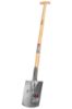 Afbeeldingen van Ideal spade gepolijst 1601 Britta       250x165x160mm T-steel 85cm