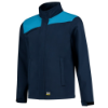 Afbeeldingen van Tricorp softshell bicolor naden 402021   ink/turquoise (blauw/blauw) S