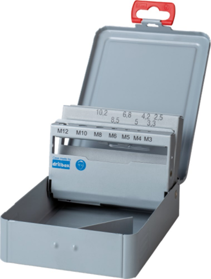 Afbeeldingen van Phantom set draadsnijden cassette leeg DIN376: m3-12 + DIN338: 2.5-10.2