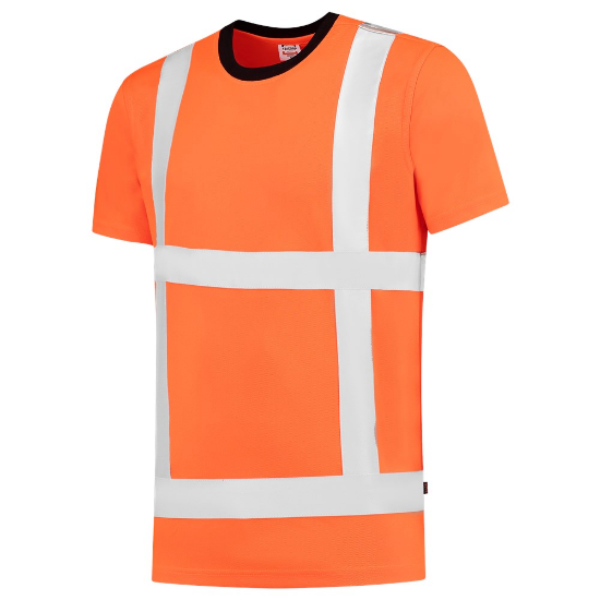 Afbeeldingen van Tricorp t-shirt RWS birdseye 103005      orange (oranje high vis) 5XL