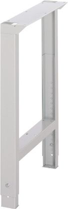 Afbeeldingen van Tecwerk werkbankvoet BK650 H750-1100    lichtgrijs RAL7035