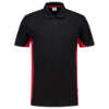 Afbeeldingen van Tricorp poloshirt bicolor  202004       black/red (zwart/rood) 8XL