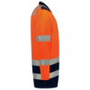 Afbeeldingen van Tricorp poloshirt lm highvis bicolor 203008 orange/ink (oranje/blauw) M