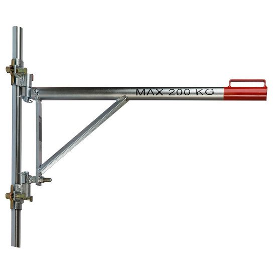 Afbeeldingen van Delta zwaaiarm met koppelingen 95 cm    Max. Capaciteit 200kg voor lier DKL/DM