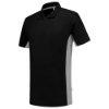 Afbeeldingen van Tricorp poloshirt bicolor  202004       black/grey (zwart/grijs) 2XL