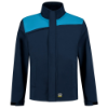 Afbeeldingen van Tricorp softshell bicolor naden 402021   ink/turquoise (blauw/blauw) S