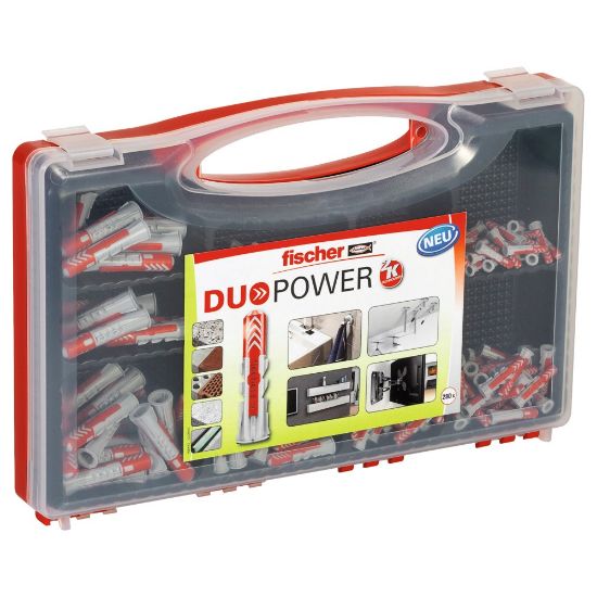 Afbeeldingen van Red-box duopower nylon pluggen 5/6/8/10 280St