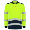 Afbeeldingen van Tricorp poloshirt lm highvis bicolor 203008 yellow/ink (geel high vis/blauw) 3XL