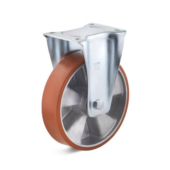 Afbeeldingen van Bokwiel polyurethaan IG 200mm 700kg