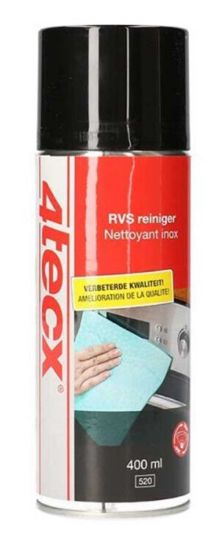 Afbeeldingen van 4tecx rvs reiniger spuitbus 400ml