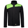 Afbeeldingen van Tricorp softshell bicolor naden 402021   black/lime (zwart/groen) 4XL