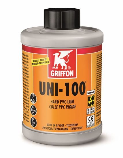 Afbeeldingen van Griffon pvc-lijm uni-100 tixotrope 1ltr