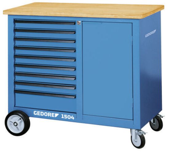 Afbeeldingen van Gedore verrijdbare werkbank 9 laden     1504 0810