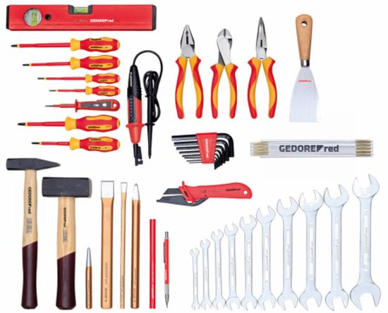 Afbeeldingen van Gedore gereedschapset                   elektro 42dlg  R21000042
