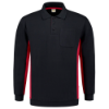 Afbeeldingen van Tricorp polosweater bicolor borstzak 302001 navy/red (marine/rood) L