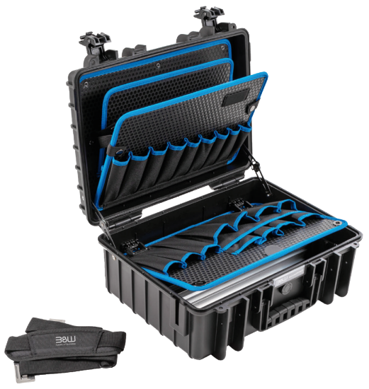 Afbeeldingen van B&W case gereedschapskoffer JET5000      PP kunststof 468x365x185 waterdicht