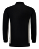 Afbeeldingen van Tricorp polosweater bicolor borstzak 302001 black/grey (zwart/grijs) XL