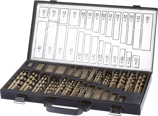 Afbeeldingen van Phantom hsse spiraalboren set din338    1-13x0.5 - 220st in koffer