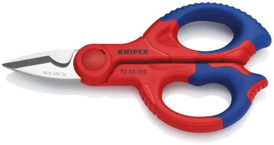 Afbeeldingen van Knipex elektriciens schaar 95 05 155