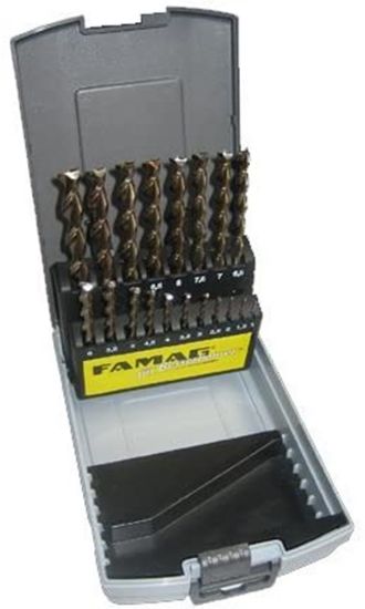 Afbeeldingen van Famag houtborenset hsse 19dlg