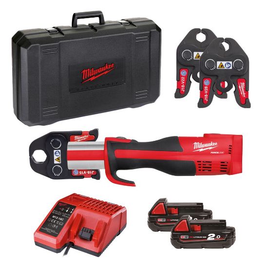 Afbeeldingen van Milwaukee M18 persgereedschap brushless BLHPT-202CV SET