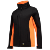 Afbeeldingen van Tricorp softshell dames bicolor 402008  black/orange (zwart/oranje) L
