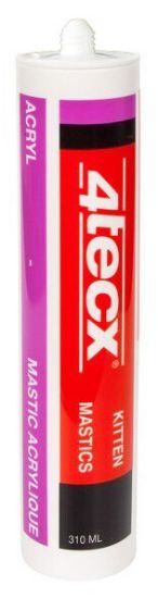 Afbeeldingen van 4tecx acrylaat afdichtingskit wit       310ml ve12