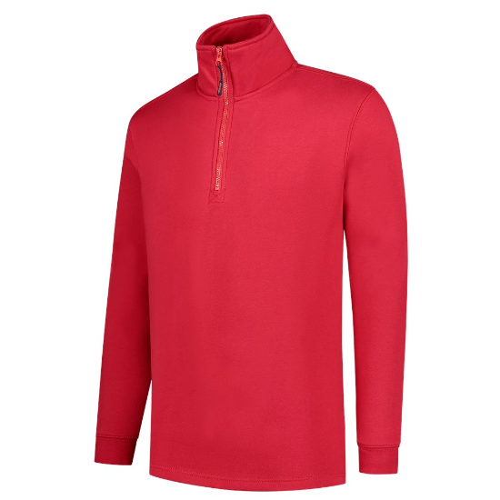 Afbeeldingen van Tricorp sweater ritskraag 301010 red (rood) M