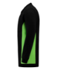 Afbeeldingen van Tricorp polosweater bicolor borstzak 302001 black/lime (zwart/groen) 3XL