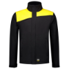 Afbeeldingen van Tricorp softshell bicolor naden 402021   black/yellow (zwart/geel) 5XL