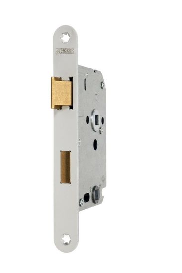 Afbeeldingen van 4tecx woningbouw vrij+bezet slot 1264   voorplaat wit 20x175