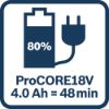 Afbeeldingen van Bosch 18V Starterset ProCORE            1x 4.0Ah + lader GAL 18V-40