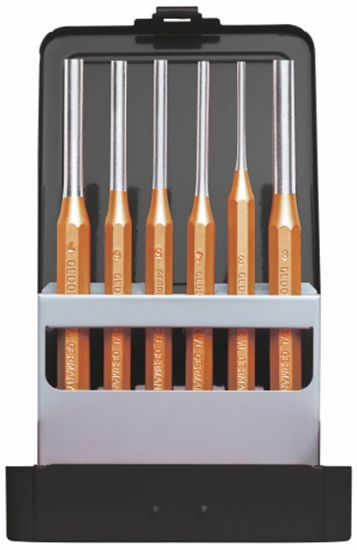 Afbeeldingen van Gedore pendrijverset 3-8mm 6dlg in stalen cassette  R90200006