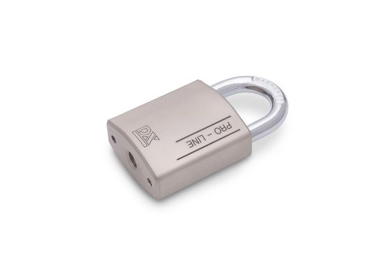 Afbeeldingen van DX pro-line SKG hangslot 40mm zilver    open beugel 3sl. klasse-3