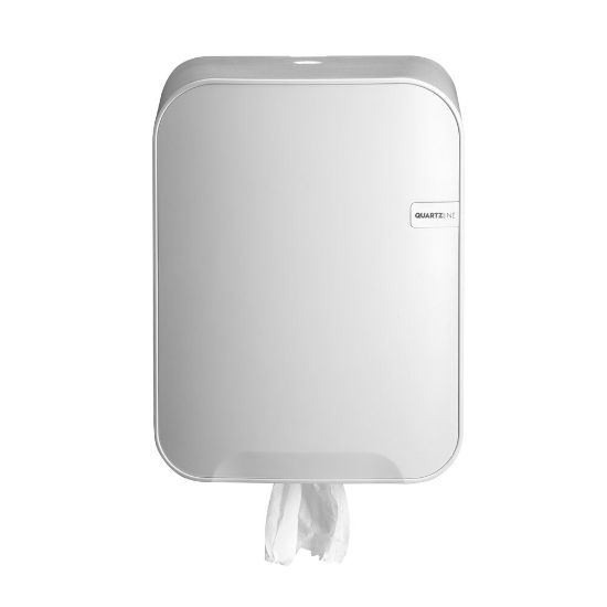 Afbeeldingen van Quartz midirol poetspapier dispenser wit