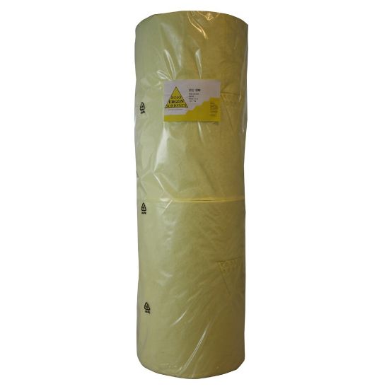 Afbeeldingen van Absorptiedoek chemicalien geel 80cm     2 rollen in zak à 31mtr