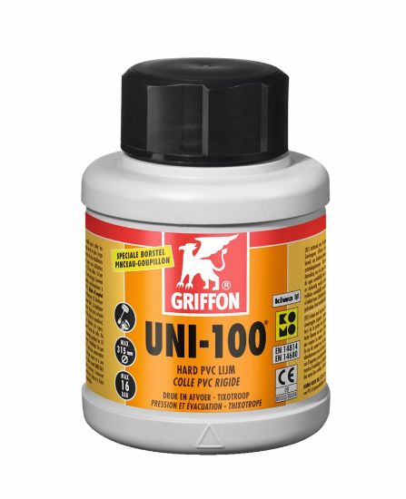 Afbeeldingen van Griffon pvc-lijm uni-100 tixotrope 250ml