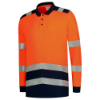 Afbeeldingen van Tricorp poloshirt lm highvis bicolor 203008 orange/ink (oranje/blauw) L