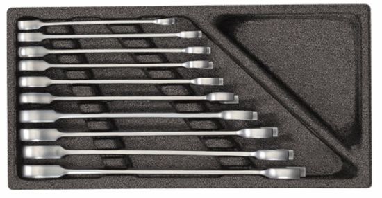 Afbeeldingen van Gedore schuimmodule steek-ringratelsleutelset 1/3 10dlg R22150003