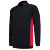 Afbeeldingen van Tricorp polosweater bicolor borstzak 302001 navy/red (marine/rood) 4XL