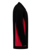 Afbeeldingen van Tricorp polosweater bicolor borstzak 302001 black/red (zwart/rood) 3XL