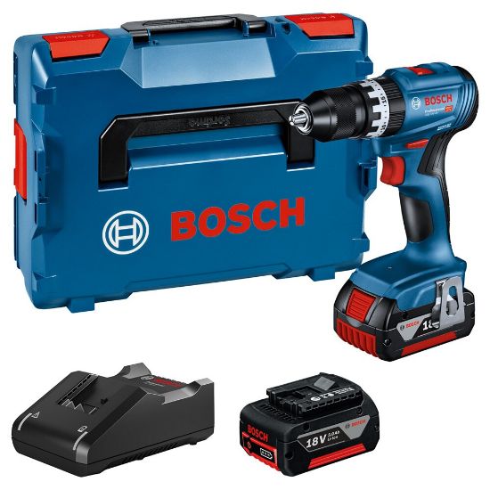 Afbeeldingen van Bosch 18V klop-boorschroefmachine GSB 18V-45 2x 3.0Ah L-Boxx