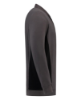 Afbeeldingen van Tricorp polosweater bicolor borstzak 302001 darkgrey/black (grijs/zwart) M