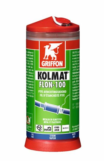 Afbeeldingen van Griffon kolmat flon-100 afdichtingskoord 175mtr
