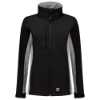 Afbeeldingen van Tricorp softshell dames bicolor 402008  black/grey (zwart/grijs) 4XL