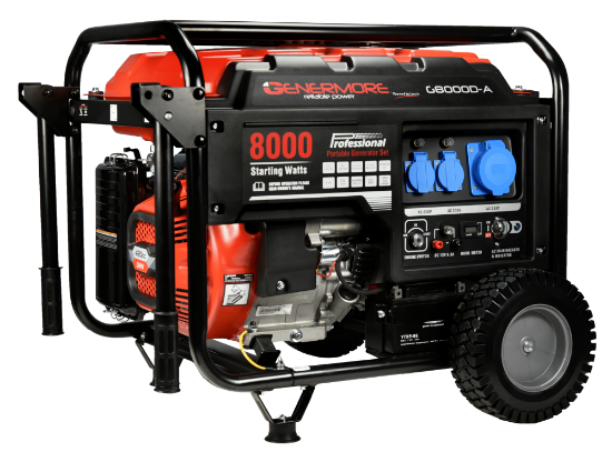 Afbeeldingen van Genermore generator                     G8000d-a 8kva 6000w-continue vermogen