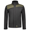 Afbeeldingen van Tricorp softshell bicolor naden 402021   darkgrey/army (grijs/groen) L