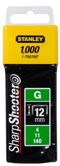 Afbeeldingen van Stanley hechtniet 12mm 10.6mm           T50-serie ve1000